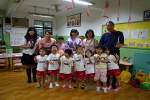 台湾の幼稚園訪問